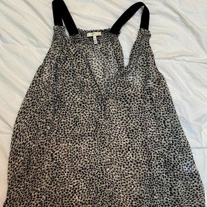 Joie animal print sleeveless blouse